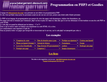Tablet Screenshot of php3.hebergement-discount.com
